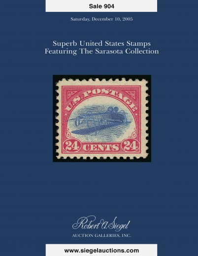 Catalog Cover Sale no. 904 — Siegel Auction Galleries