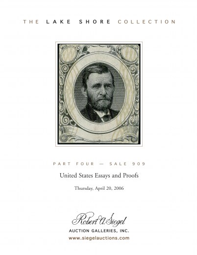 Catalog Cover Sale no. 909 — Siegel Auction Galleries