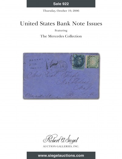 Catalog Cover Sale no. 922 — Siegel Auction Galleries