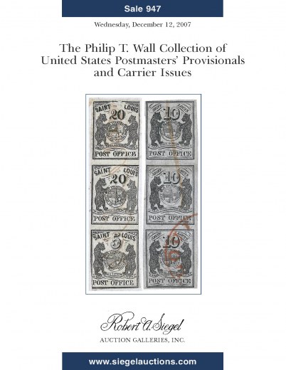Catalog Cover Sale no. 947 — Siegel Auction Galleries