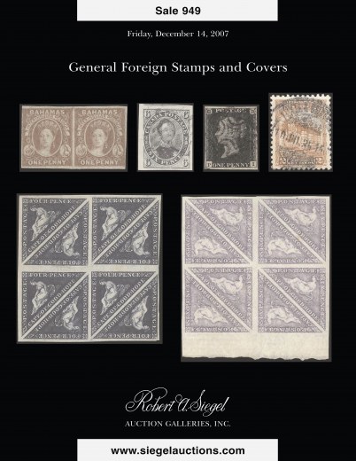 Catalog Cover Sale no. 949 — Siegel Auction Galleries