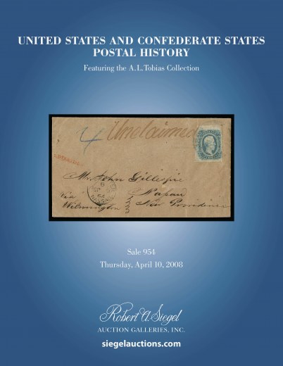 Catalog Cover Sale no. 954 — Siegel Auction Galleries