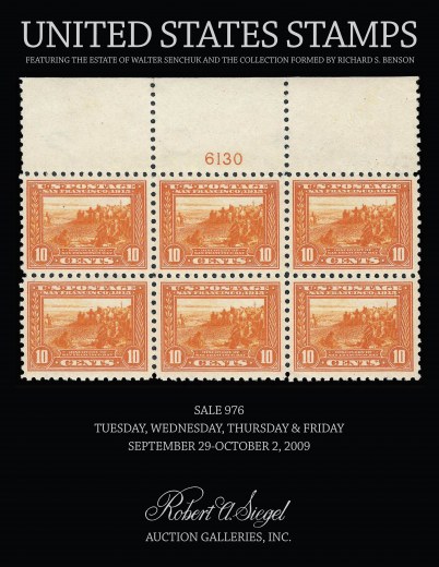 Catalog Cover Sale no. 976 — Siegel Auction Galleries