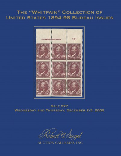 Catalog Cover Sale no. 977 — Siegel Auction Galleries