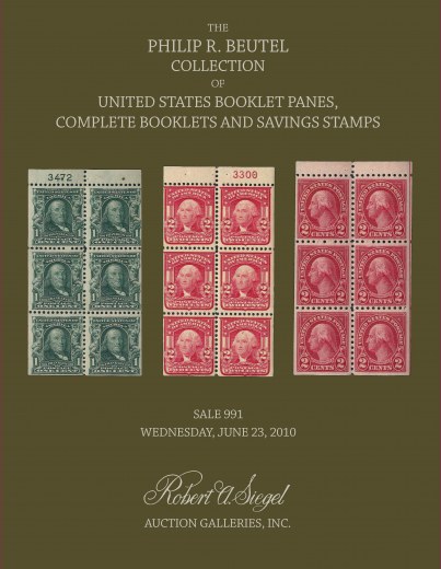 Catalog Cover Sale no. 991 — Siegel Auction Galleries