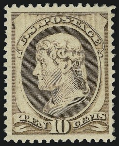 Sale 904, Lot 174, 1870-88 Bank Note Issues (Scott 179-218)