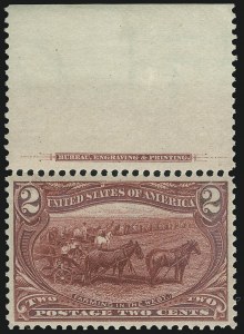 Sale 904, Lot 291, 1898 Trans-Mississippi Issue
