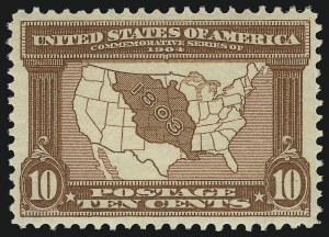 Sale 904, Lot 348, Louisiana Purchase and Jamestown Issue