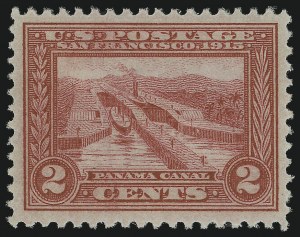Sale 904, Lot 380, Panama-Pacific Issue
