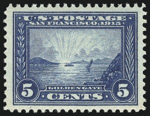 Sale 904, Lot 384, Panama-Pacific Issue