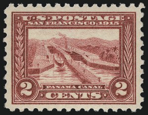 Sale 904, Lot 391, Panama-Pacific Issue