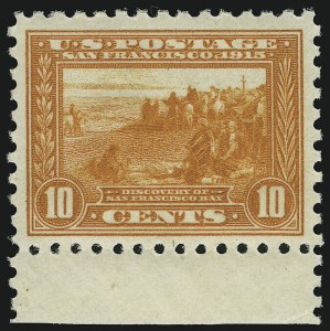 Sale 904, Lot 395, Panama-Pacific Issue