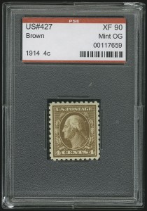 Sale 904, Lot 405, 1908-23 Issues (Scott 405 thru 420)