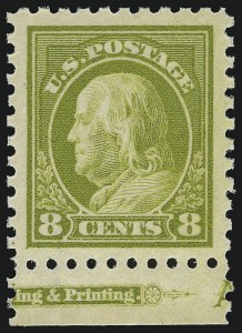 Sale 904, Lot 407, 1908-23 Issues (Scott 405 thru 420)