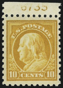 Sale 904, Lot 410, 1908-23 Issues (Scott 405 thru 420)