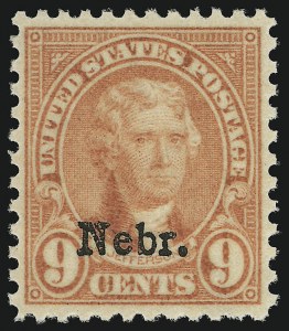 Sale 904, Lot 485, Later Issues (Scott 660 thru 834a)