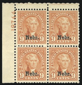 Sale 904, Lot 486, Later Issues (Scott 660 thru 834a)