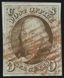 Sale 905, Lot 1137, 1847 Issue