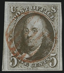 Sale 905, Lot 1139, 1847 Issue