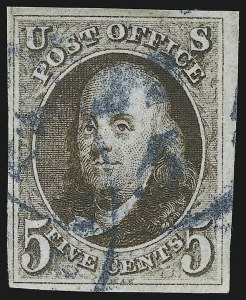 Sale 905, Lot 1143, 1847 Issue
