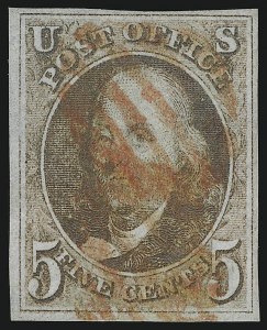 Sale 905, Lot 1155, 1847 Issue