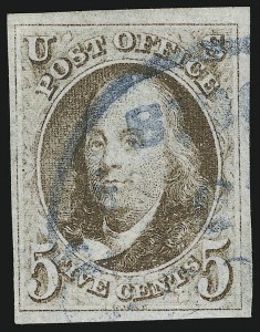 Sale 905, Lot 1161, 1847 Issue