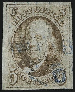 Sale 905, Lot 1199, 1847 Issue
