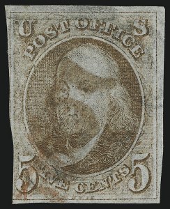 Sale 905, Lot 1211, 1847 Issue