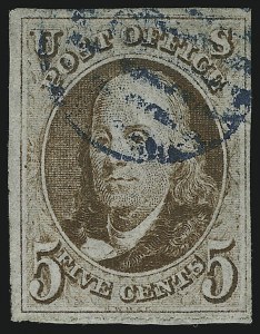 Sale 905, Lot 1221, 1847 Issue