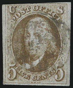 Sale 905, Lot 1224, 1847 Issue