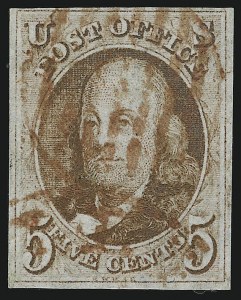 Sale 905, Lot 1225, 1847 Issue