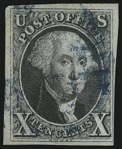 Sale 905, Lot 1238, 1847 Issue