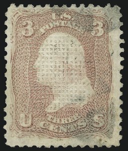 Sale 905, Lot 1523, 1867-68 Grilled Issue