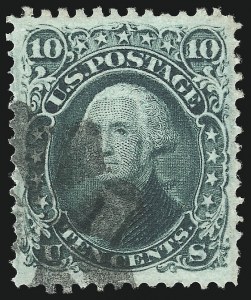 Sale 905, Lot 1544, 1867-68 Grilled Issue
