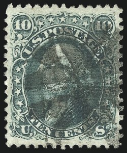Sale 905, Lot 1545, 1867-68 Grilled Issue