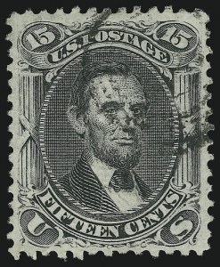 Sale 905, Lot 1552, 1867-68 Grilled Issue