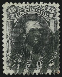 Sale 905, Lot 1555, 1867-68 Grilled Issue