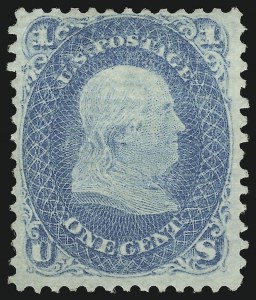 Sale 905, Lot 1556, 1867-68 Grilled Issue