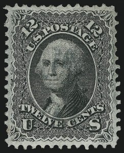 Sale 905, Lot 1570, 1867-68 Grilled Issue