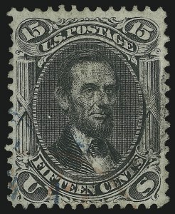 Sale 905, Lot 1574, 1867-68 Grilled Issue