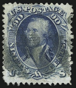 Sale 905, Lot 1581, 1867-68 Grilled Issue