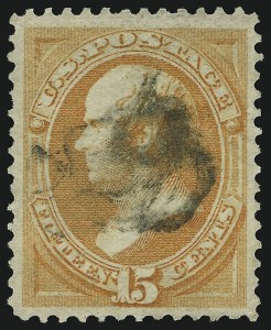 Sale 905, Lot 1779, 1870-88 Bank Note Issues (National Grills, Scott 134 thru 144)