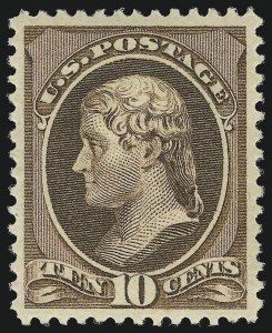 Sale 905, Lot 1905, 1870-88 Bank Note Issues (Scott 205 thru 218)