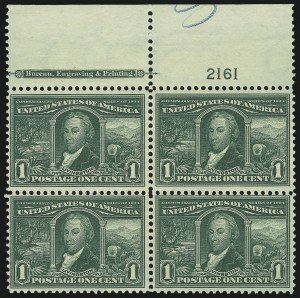 Sale 905, Lot 2357, Louisiana Purchase, Jamestown Issues