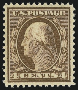 Sale 905, Lot 2385, 1908-09 Washington-Franklin Issues (Scott 331 thru 356)
