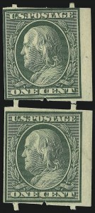Sale 905, Lot 2399, 1908-09 Washington-Franklin Issues (Scott 331 thru 356)