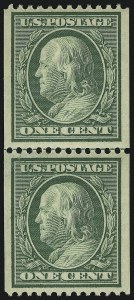 Sale 905, Lot 2404, 1908-09 Washington-Franklin Issues (Scott 331 thru 356)