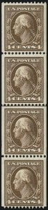 Sale 905, Lot 2412, 1908-09 Washington-Franklin Issues (Scott 331 thru 356)