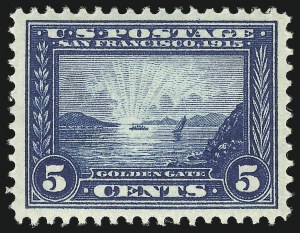 Sale 905, Lot 2506, 1913-15 Panama-Pacific Issue (Scott 397 thru 404)