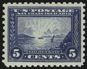 Sale 905, Lot 2515, 1913-15 Panama-Pacific Issue (Scott 397 thru 404)
